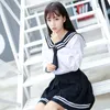 Kleding Sets Japanse Koreaanse stijl JK -uniform voor meisjes Vrouwen Cosplay Schoolpak Middle Sailor Splice Kansai Cheerleader CostumeClothing