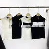 Women Designer Knits Summer Fashion Tanks Vest Woman Badge Camis Fashion Tees Tshirts Lady Pullover Jumper 11 Styles Free Size Women's Knitwear Maxi Dress