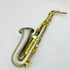 Eb Tune Altsaxophon Kupfer gebürstetes Material Professionelle Holzblasinstrumente mit Saxophonkoffer Mundstückzubehör