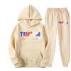 Motion design Tracksuit TRAPSTAR Brand Printed Sportswear Men 16 colors Warm Two Pieces Set Loose Hoodie Sweatshirt Pants 28ess