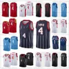 NCAA 2022 Draft Pick Basketball 1 Jabari Smith Jr. Jerseys 4 Jalen Vert Rouge Blanc City Navy Edition Hommes Femmes Jeunes