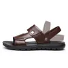 Sandals Men Split Leatther Breathable Casual Shoes Slippers Summer Beach Sandalias Hombre Comfort Flip Flops