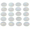 Opalit oval plattback ädelsten cabochons helande chakra kristall sten opal pärla hytt täcker inget hål för smycken hantverk