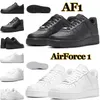 المصمم 1 Low 07 Men Women Runner Sneakers Classic Triple White Black Mens Outdoor Sports Sneakers Walking Groadging Size 36-46