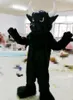 Real Pictures Deluxe Black Bison Maskottchen Kostüme Halloween Fancy Party Kleid Cartoon Charakter Karneval Weihnachten