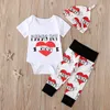 Set di abbigliamento 3 pezzi Set di vestiti per neonata Born Kids Childern Toddler Boy Outfit Infantile