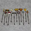 100pcs Nowa konstrukcja ze stali nierdzewnej Ecig Dabber Tool Titanium DAB paznokcie wosku z CATU Badge Atomizer Waporyzator Pen DHL4434997