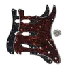 2PCS/Pack SSS Guitar Pickguard 11 Holes Scratch Plate with Mounting Screws for Electric Guitar Replacement