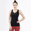 Femmes Racerback Yoga Débardeurs de Yoga Sans manches T-shirts de yoga de remise en forme Sécheuse rapide Athlétique Running gilet de sport T-shirt