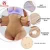 GUUDIA Tummy Control Pantie Body High Shaper Pants Seamless Shapewear Postpartum Panties Waist Trainer 220615