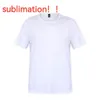 Sublimation TShirt White color clothing Customized different Size DIY heat transfer B1