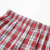 Unterhosen 7 teile/satz Boxershorts Männer Unterwäsche Plaid Höschen Mann Lose Baumwolle Boxer Shorts Männer Elastische Gewebte Boxer für Menunderpants