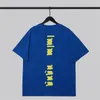 Designer Palm Mens Angels Vertical Letter T Shirt Top Men Women Summer Short Bat Sleeve Tees TEE FOAMING LETTERING T-shirt Summer Loose 5 Colors