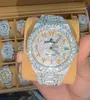 Cashjin Out Watch Männer Luxus Handgelenk Watch Bling Out VVS Diamond Watch 5WS01799958
