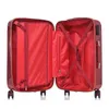 Travel Tale Dight Red Hardside Sutcale Set Trolley Luggage с косметической сумкой J220708 J220708