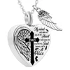 Pendant Necklaces Heart Urn Necklace For Ashes Stainless Steel Cremation Jewelry Women Girls Men Friend Souvenir GiftPendant Sidn22