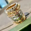 Anillo de amor de acero inoxidable de titanio para hombre y mujer, chapado en oro de 18 quilates, banda de compromiso de promesa, anillo unisex, ajuste cómodo, tamaño 5-113205