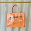 Последние цвета сумочка с логотипом ПВХ мешки с одним плечом прозрачные сумки с большими мощностью поперечной тел Bag3064
