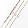 Lien Chaîne Mode Corde Figaro Bracelet Hommes Simple À La Main En Acier Inoxydable Bijoux GiftLink Lars22