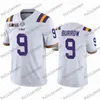 CeoThr NCAA 2020 National Championship LSU Tiger #9 Joe Burrow #9 BURREAUX 1 Ja'Marr Chase 150th 125th #20 Billy Cannon 2020 Patch College Jerseys