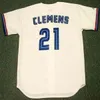 GlaC202 Maillot de baseball vintage Toronto 19 FRED McGRIFF 1990 MOLITOR 21 ROGER CLEMENS 1997 22 JIMMY KEY 1987 FIELDER HENDERSON DELGADO WHITE UPSHAW