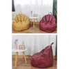Krzesło obejmują duże leniwe sofy leżakowe siedzisko torba fasolka pufuft kanapa okładki bez wypełniacza lniana tkanina tatami salon beanbagschair