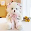 Doll Machine Bear Peluche Lovely Ribbon Bears Dolls Company Evento Regalo Decorazione di nozze Ragazza Regalo di compleanno