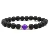 Lava Rock Perlé Brins Bracelets Huile Essentielle Diffuseur Pierre Chakra Charme Bracelet Pour Femmes Hommes Mode Aromathérapie Artisanat Bijoux