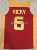 XFRSP 6 Ricky Rubio Team Hiszpania Retro Throwback Szyte Haft Koszulki Koszykówki Dostosuj dowolną liczbę rozmiarów i nazwę odtwarzacza