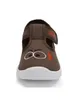 Kids Letter & Cartoon Embroidered Hook-and-loop Fastener Sneakers SHE