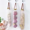 Aufbewahrungstaschen Gemüse Zwiebel Kartoffel Hängende Hohle Atmungsaktive Mesh-Tasche Küche Multifunktions Knoblauch Ingwer PC896455Storage