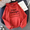 Custom Print Diy Text Picture Hoodies Women Custom Hoodie Customize Personalized Hoodie Drop Sweatshirts 220816