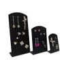 Jewelry Display 5 pcs/set Earrings Stand Holder Acrylic 12 24 36 pairs Earring Rack Jewellery Box Storage2902