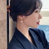 Bengelen kroonluchter mode Koreaanse parel drop -oorbellen voor vrouwen vintage vrouw 2022 trend luxe feest sieraden vrienden kerstcadeau