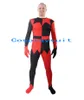 Halloween cospaly zwart en rood combinatie Catsuit Kostuums full body Spandex Unitard panty Lycar zentai podium jumpsuit