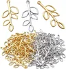 Collane a ciondolo 50pcs FACCHIO HOVE CHANDANTI PENDANTI TIBETAN ALEGNO Foglie alberi per talloni per la collana di bracciale fai -da -te che producono 2 c