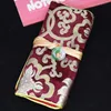 10pcs Custom Travel Zip Roll Up Jewelry Storage Bags Makeup Pouch Bag Drawstring Chinese Silk Brocade Cloth Multi Zipper Pouc