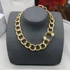 Colares de grife de grife pulseira para mulheres Big Chain Luxury Jewelry Gold colar Bracelets Head Men Brands v Wedding Hip Hop Box New