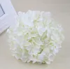 Duży Sztuczny Kwiat Głowy Hortensja Jedwabne Płatki 19 CM Faux Floral Wedding Party Decor DIY Rekwizyty 11 Oddział