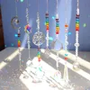 Crystal Star Hexagon Diamond Prisms Hanging Rainbow Chaser Lighting Accessories for Window Curtains Pendant Home Garden Decor 220531