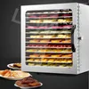 Electric Countertop Food Dehydrator Machine Multi Layer Meat Beef Dryer Fruit Vegetable Dryer Stainless Steel