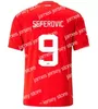 جديد 2021 2022 2023 Switzerland Soccer Jerseys Home Red 21 22 23 Suisse Shaqiri Akanji Freuler Sefer