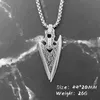 Pendentif Colliers Rétro Avec Chaîne Viking Spear Collier En Acier Inoxydable Comme Hommes GiftPendant