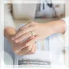 Vintage Daisy Flower Rings For Women Korean Style Adjustable Opening Finger Ring Bride Wedding Engagement Statement Jewelry Gif 220719