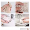 Natural Exfoliating Mesh Soap Saver Brush Sisal Bag Pouch Holder For Shower Bath Foaming And Drying Drop Delivery 2021 Brushes Sponges Sc