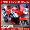 Yamaha FZR250 FZR 250 RR RR FZR250R 1986 1987 1988 1989 gövdeli FZR-250 86-89 142no.56 FZRR FZR 250R 250RR FZR-25R-FZR250RR 86 87 89 FAZİ