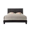 EE.UU. stock muebles de dormitorio cama queen en espresso PU 26350Q223s