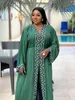 Roupas étnicas Grandeza de luxo abaya dubai peru islâmico vestido longo muçulmano kaftan marroquino caftan vestidos para mulheres djellaba túnica longa fem