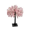 Flores artificiais de cerejeira de 120cm de altura, simulação de árvore de pêssego falso, árvores para festa de casamento, peças centrais de mesa, suprimentos de decoração