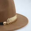 Bérets chapeau femmes Fedora chapeaux décontracté solide pour hommes ceinture Panama robe mariage formel hiver Sombreros De MujerBérets